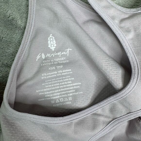 Free People Movement Sheer Mauve Bra Women’s Size XS/S NWT - Picture 6 of 6